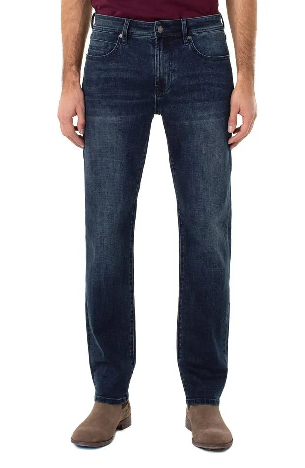 Mens Liverpool Los Angeles Jeans REGENT RELAXED STRAIGHT WITH COOLMAX 8211 ECO Palo Alto Dark Mens Liverpool Los Angeles Jeans REGENT RELAXED STRAIGHT WITH COOLMAX 8211 ECO Palo Alto Dark