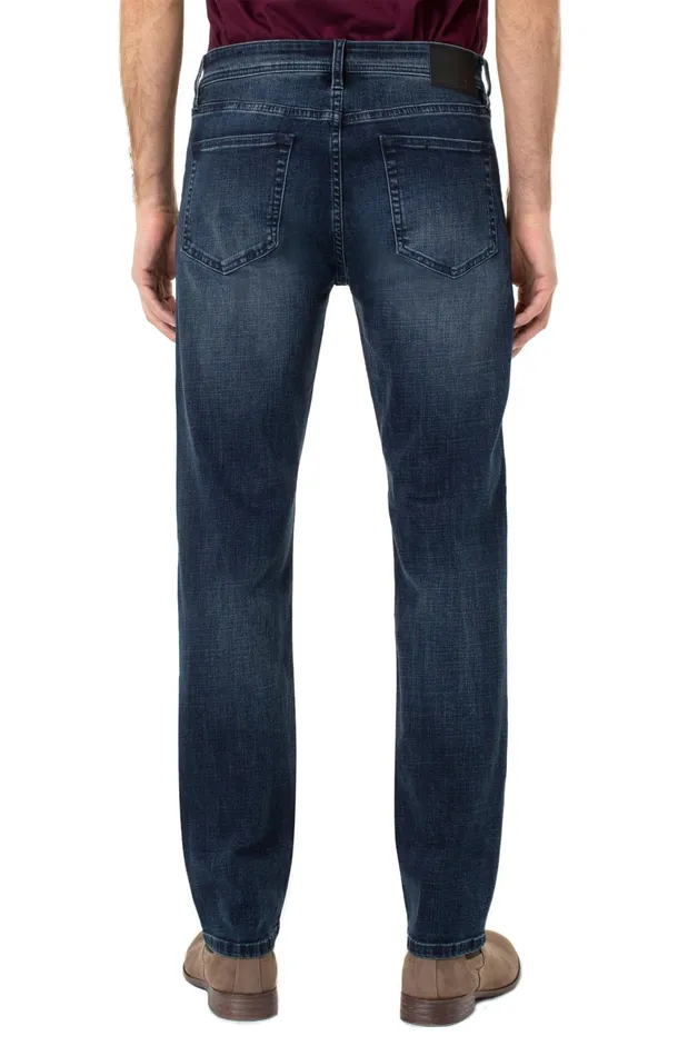 Mens Liverpool Los Angeles Jeans REGENT RELAXED STRAIGHT WITH COOLMAX 8211 ECO Palo Alto Dark