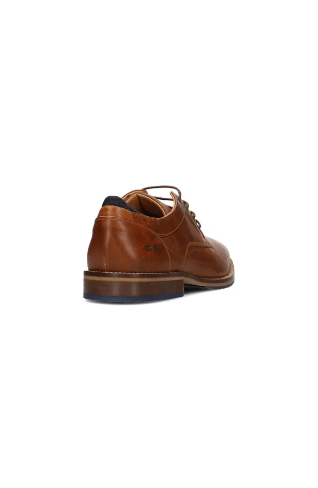 Mens Liverpool Los Angeles Oxfords DESK BURNISHED LEATHER OXFORD SHOE Cognac