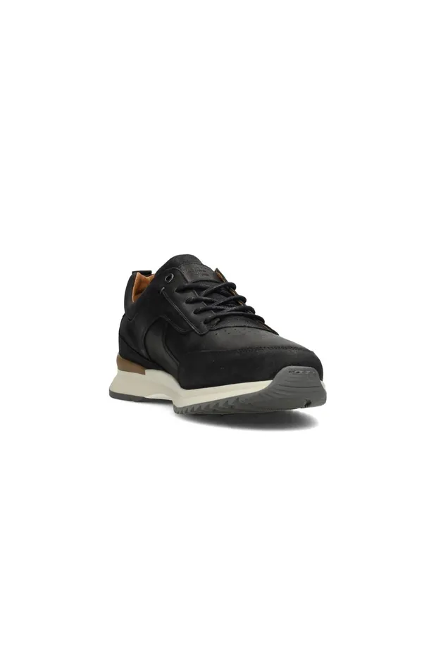 Mens Liverpool Los Angeles Sneakers BENNET LEATHER TEXTURED SNEAKER Black
