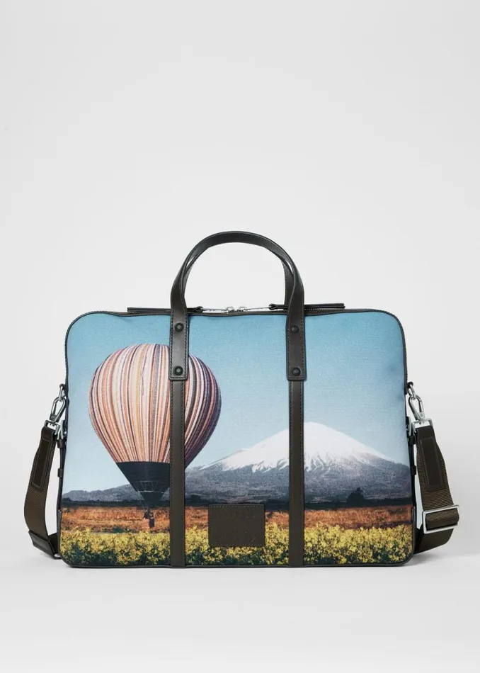 Mens Paul Smith Bags 039Signature Stripe Balloon Mount Fuji039 Folio Mens Paul Smith Bags 039Signature Stripe Balloon Mount Fuji039 Folio