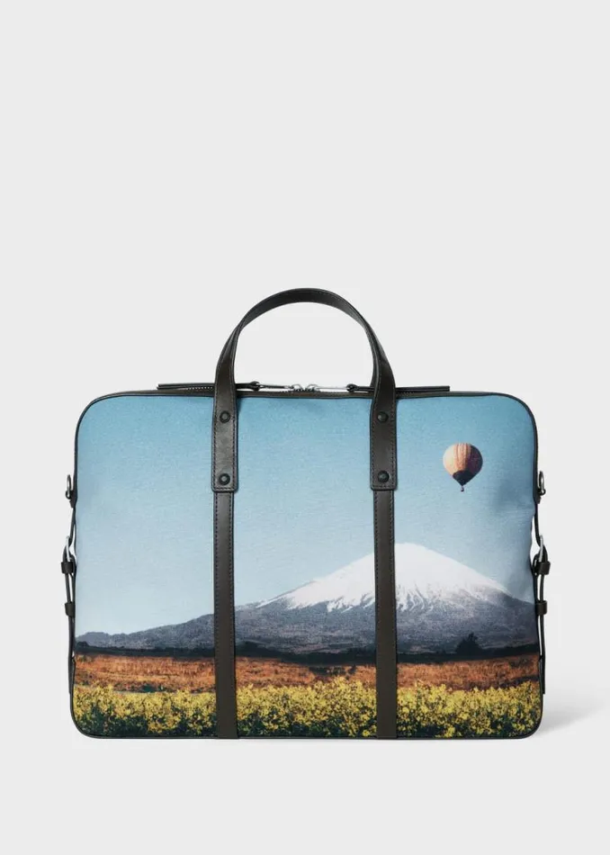 Mens Paul Smith Bags 039Signature Stripe Balloon Mount Fuji039 Folio Mens Paul Smith Bags 039Signature Stripe Balloon Mount Fuji039 Folio