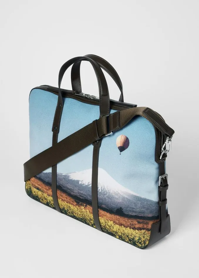 Mens Paul Smith Bags 039Signature Stripe Balloon Mount Fuji039 Folio Mens Paul Smith Bags 039Signature Stripe Balloon Mount Fuji039 Folio