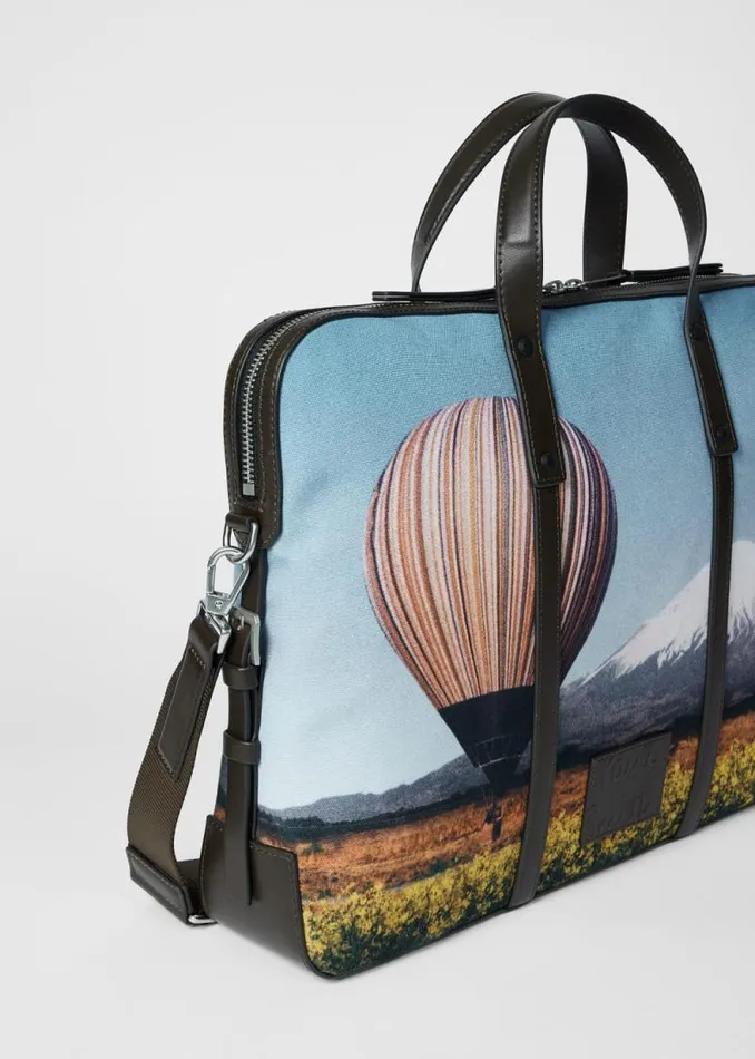 Mens Paul Smith Bags 039Signature Stripe Balloon Mount Fuji039 Folio Mens Paul Smith Bags 039Signature Stripe Balloon Mount Fuji039 Folio