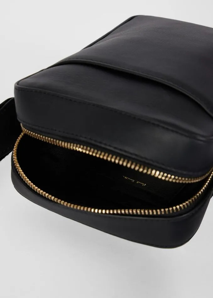 Mens Paul Smith Bags Black 039Signature Stripe039 Leather Flight Bag