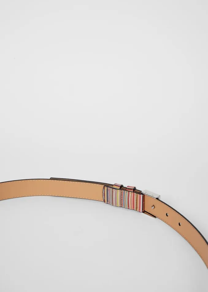 Mens Paul Smith Belts Leather 039Signature Stripe039 Belt Mens Paul Smith Belts Leather 039Signature Stripe039 Belt