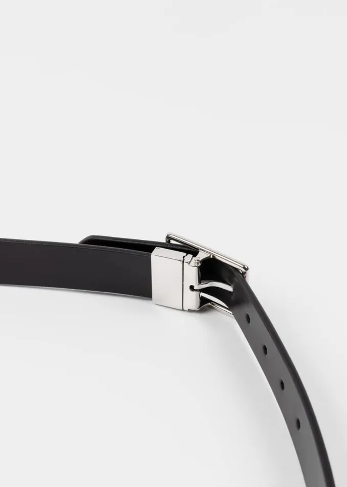 Mens Paul Smith Belts Leather 039Signature Stripe039 Reversible CutToFit Belt Mens Paul Smith Belts Leather 039Signature Stripe039 Reversible CutToFit Belt