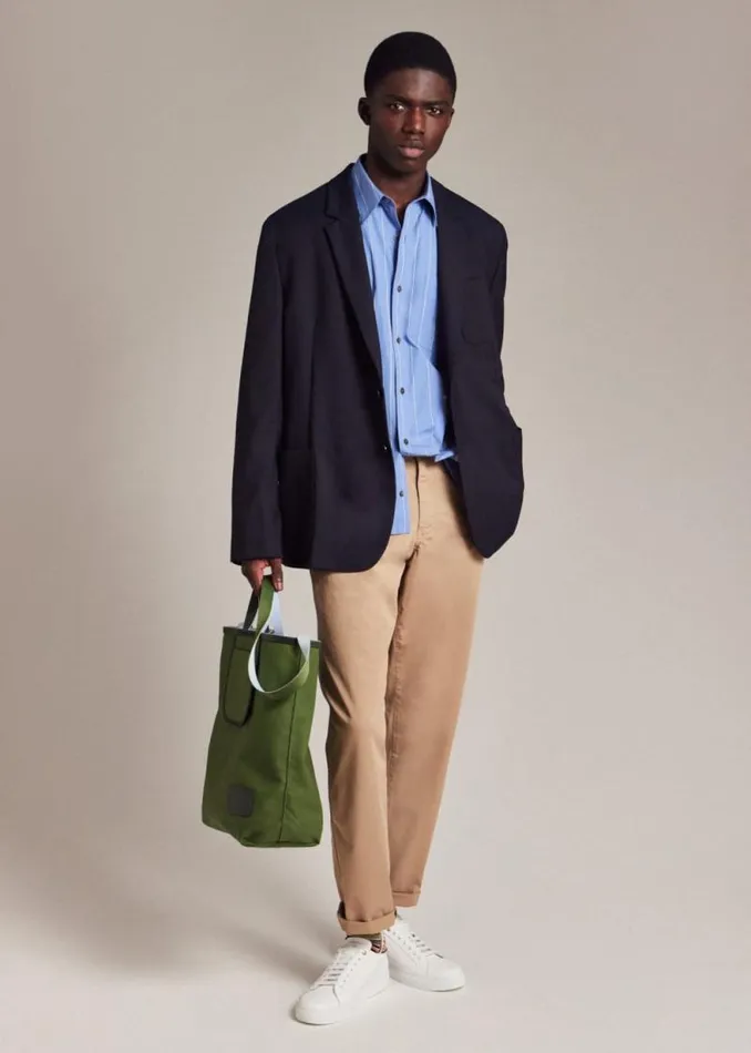 Mens Paul Smith Blazers A Suit To Travel In 8211 TailoredFit Navy PatchPocket Unlined Blazer Mens Paul Smith Blazers A Suit To Travel In 8211 TailoredFit Navy PatchPocket Unlined Blazer
