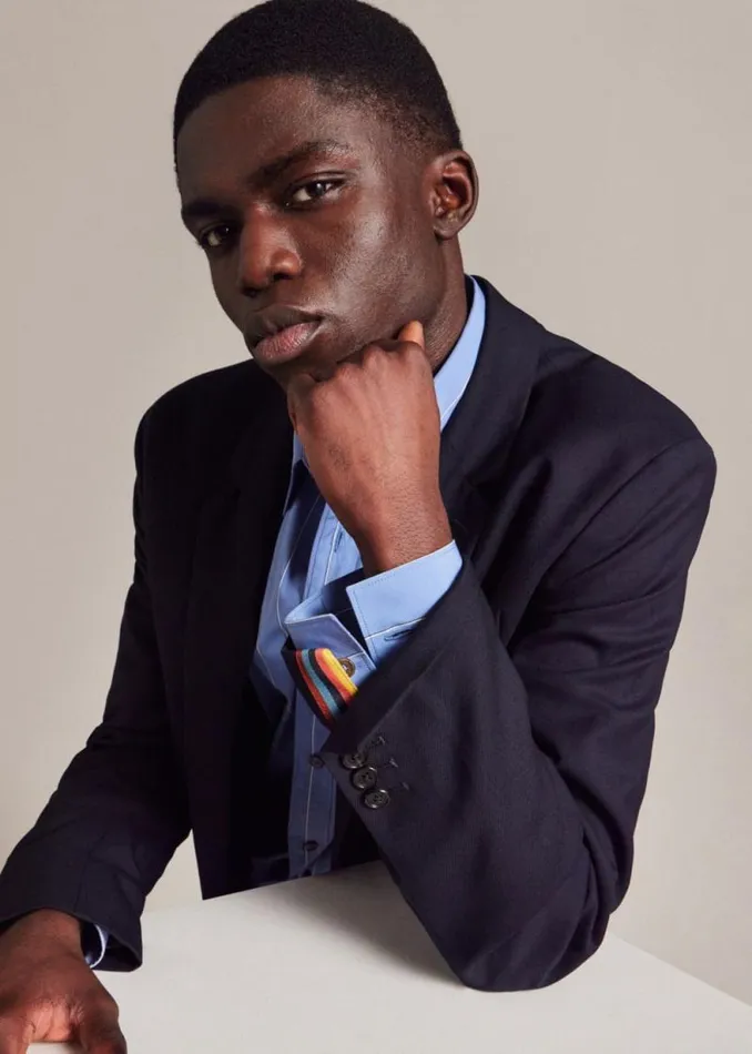 Mens Paul Smith Blazers A Suit To Travel In 8211 TailoredFit Navy PatchPocket Unlined Blazer Mens Paul Smith Blazers A Suit To Travel In 8211 TailoredFit Navy PatchPocket Unlined Blazer