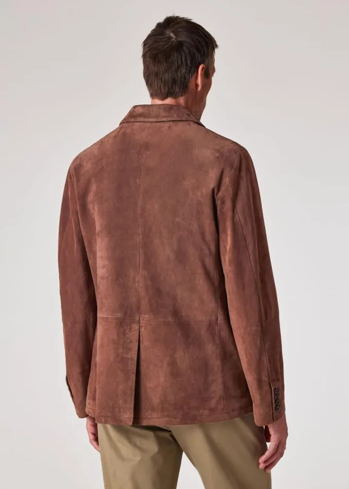 Mens Paul Smith Blazers SlimFit Brown Suede Blazer Mens Paul Smith Blazers SlimFit Brown Suede Blazer
