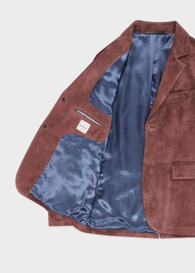 Mens Paul Smith Blazers SlimFit Brown Suede Blazer Mens Paul Smith Blazers SlimFit Brown Suede Blazer