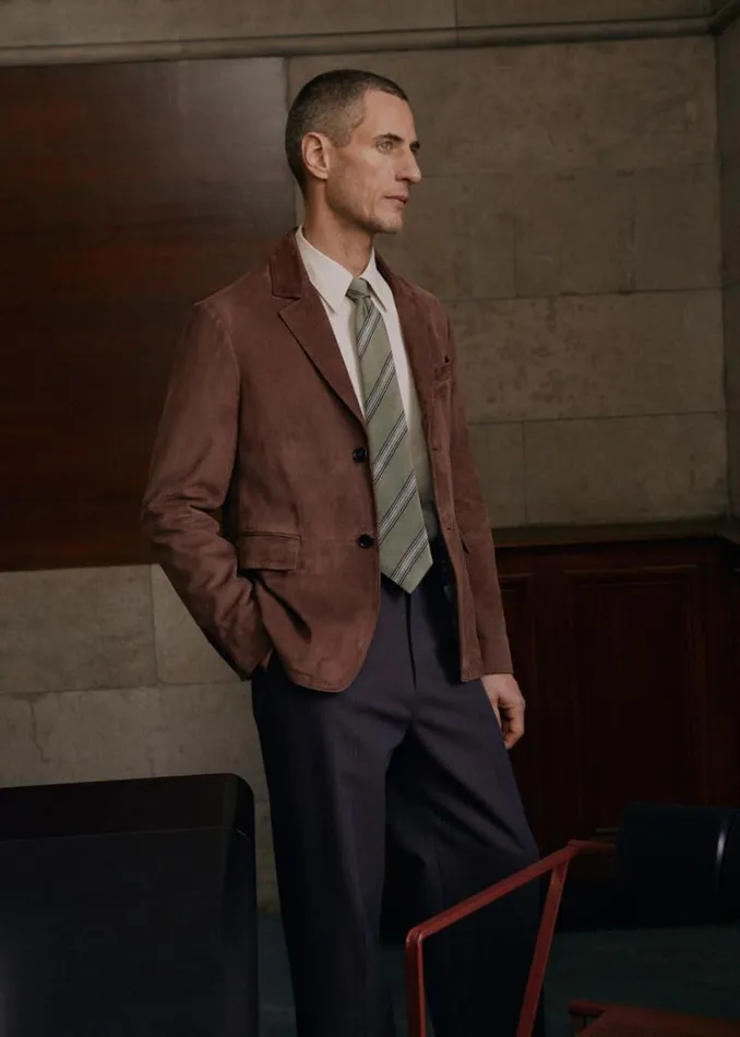 Mens Paul Smith Blazers SlimFit Brown Suede Blazer Mens Paul Smith Blazers SlimFit Brown Suede Blazer