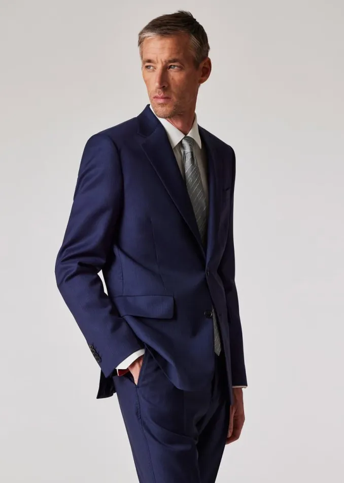 Mens Paul Smith Blazers The Brierley 8211 Navy Pinstripe Wool Blazer