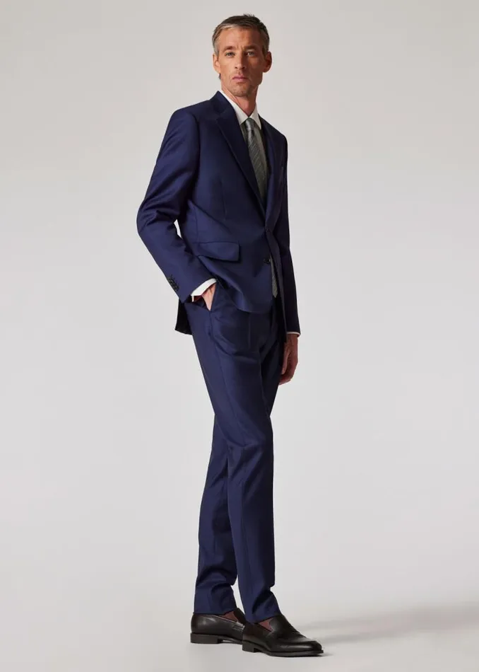 Mens Paul Smith Blazers The Brierley 8211 Navy Pinstripe Wool Blazer