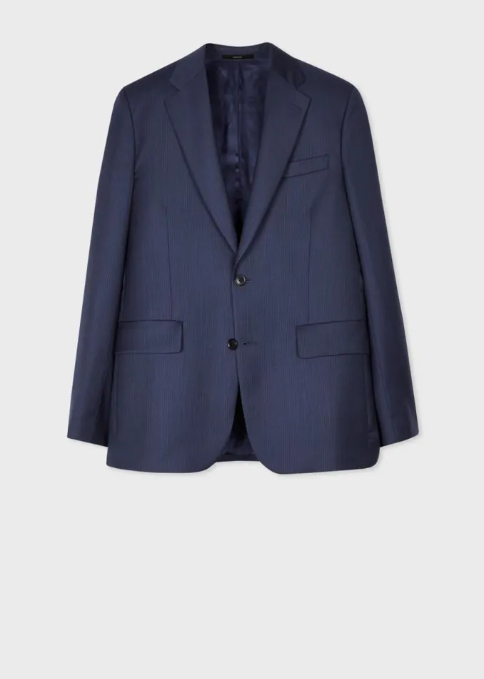 Mens Paul Smith Blazers The Brierley 8211 Navy Pinstripe Wool Blazer