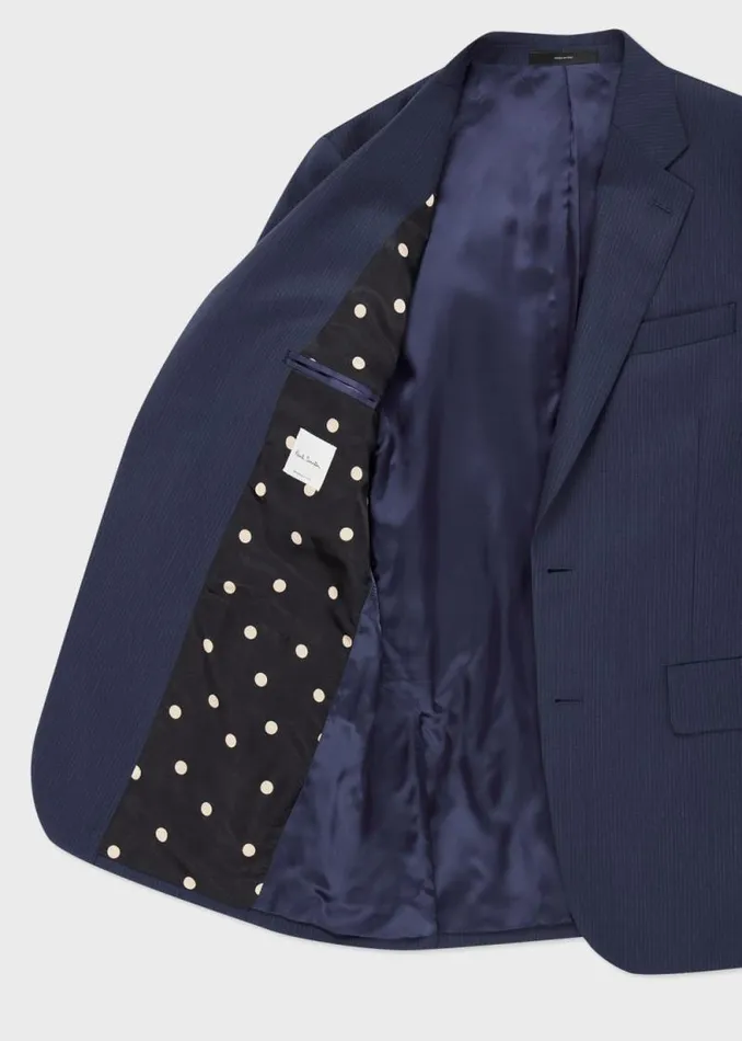 Mens Paul Smith Blazers The Brierley 8211 Navy Pinstripe Wool Blazer