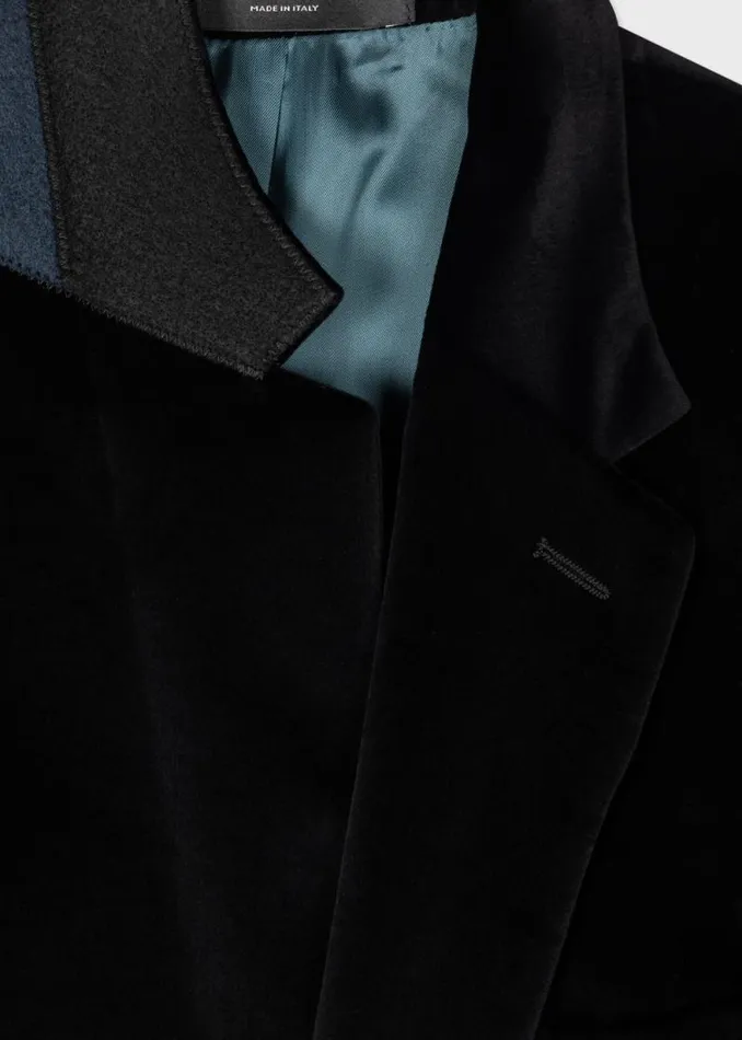 Mens Paul Smith Blazers The Soho 8211 TailoredFit Black Velvet Blazer Mens Paul Smith Blazers The Soho 8211 TailoredFit Black Velvet Blazer