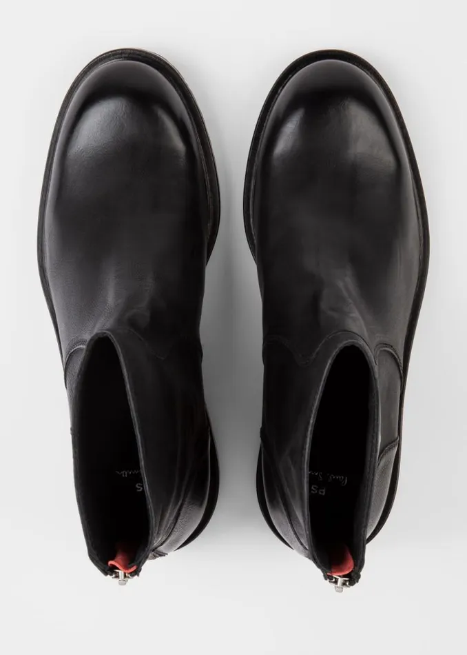 Mens Paul Smith Boots Black Leather 039Falk039 Boots Mens Paul Smith Boots Black Leather 039Falk039 Boots