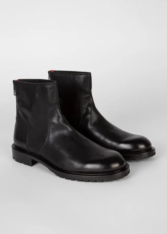 Mens Paul Smith Boots Black Leather 039Falk039 Boots Mens Paul Smith Boots Black Leather 039Falk039 Boots