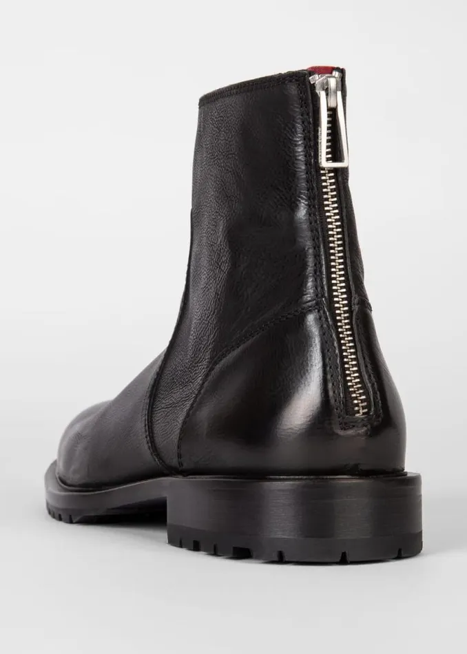 Mens Paul Smith Boots Black Leather 039Falk039 Boots Mens Paul Smith Boots Black Leather 039Falk039 Boots