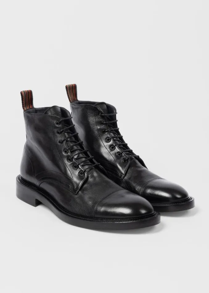 Mens Paul Smith Boots Black Leather 039Newland039 Boots Mens Paul Smith Boots Black Leather 039Newland039 Boots