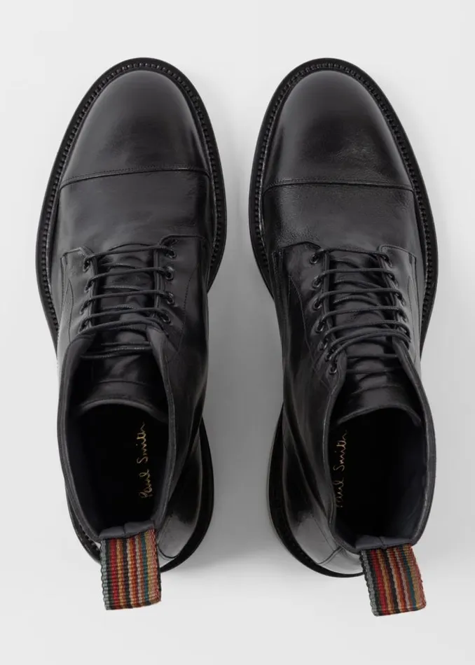 Mens Paul Smith Boots Black Leather 039Newland039 Boots Mens Paul Smith Boots Black Leather 039Newland039 Boots
