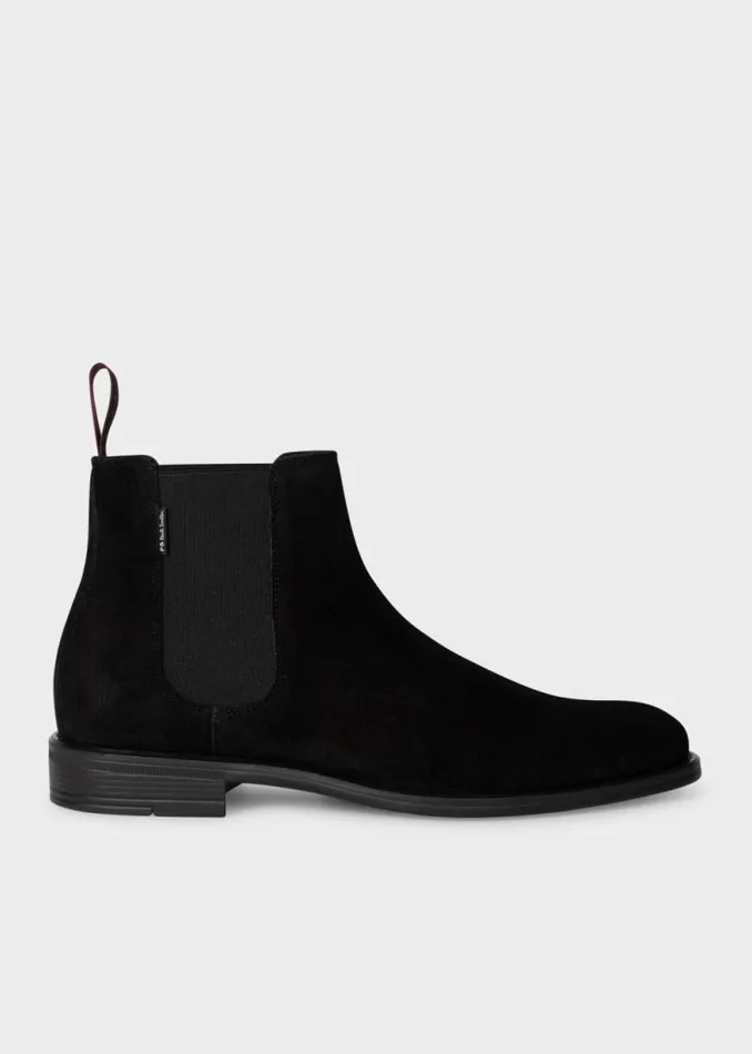 Mens Paul Smith Boots Black Suede 039Cedric039 Boots