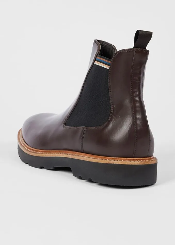 Mens Paul Smith Boots Dark Brown Leather 039Argo039 Boots Mens Paul Smith Boots Dark Brown Leather 039Argo039 Boots