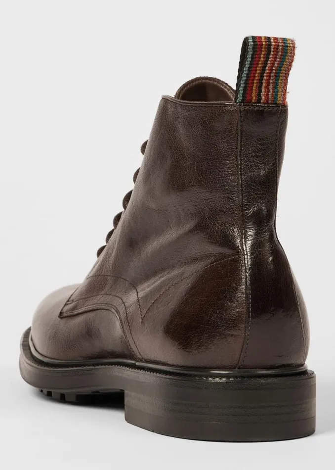Mens Paul Smith Boots Dark Brown Leather 039Sparrow039 Boots Mens Paul Smith Boots Dark Brown Leather 039Sparrow039 Boots
