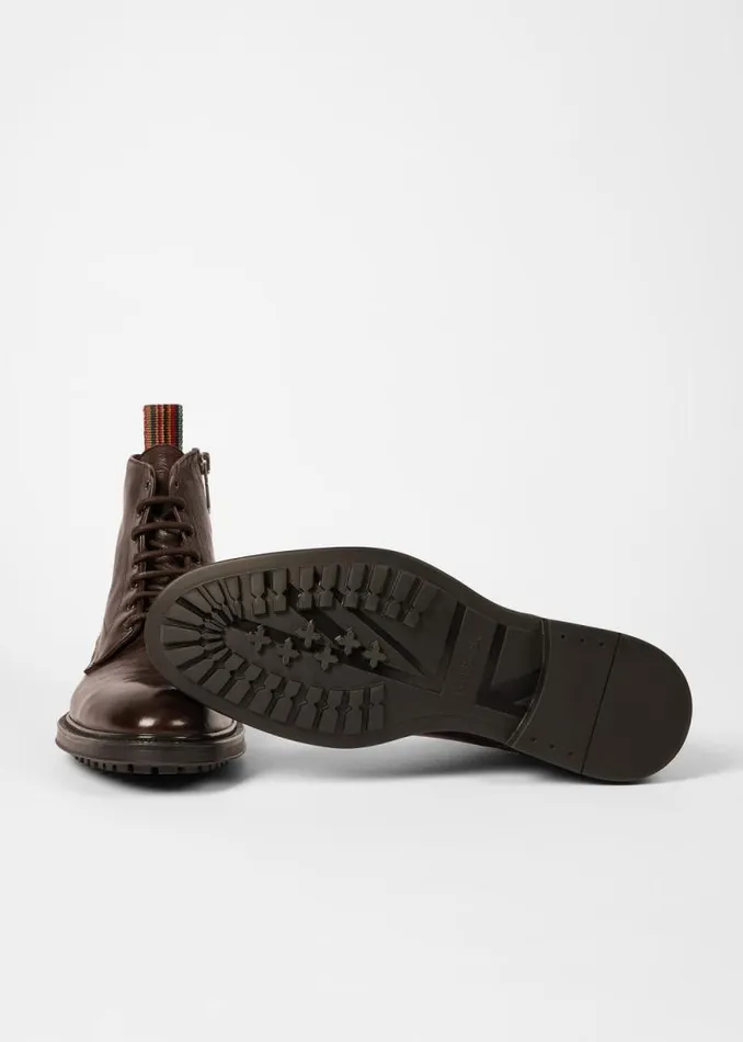 Mens Paul Smith Boots Dark Brown Leather 039Sparrow039 Boots Mens Paul Smith Boots Dark Brown Leather 039Sparrow039 Boots