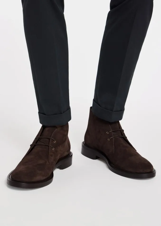 Mens Paul Smith Boots Dark Brown Suede 039Kew039 Boots Mens Paul Smith Boots Dark Brown Suede 039Kew039 Boots