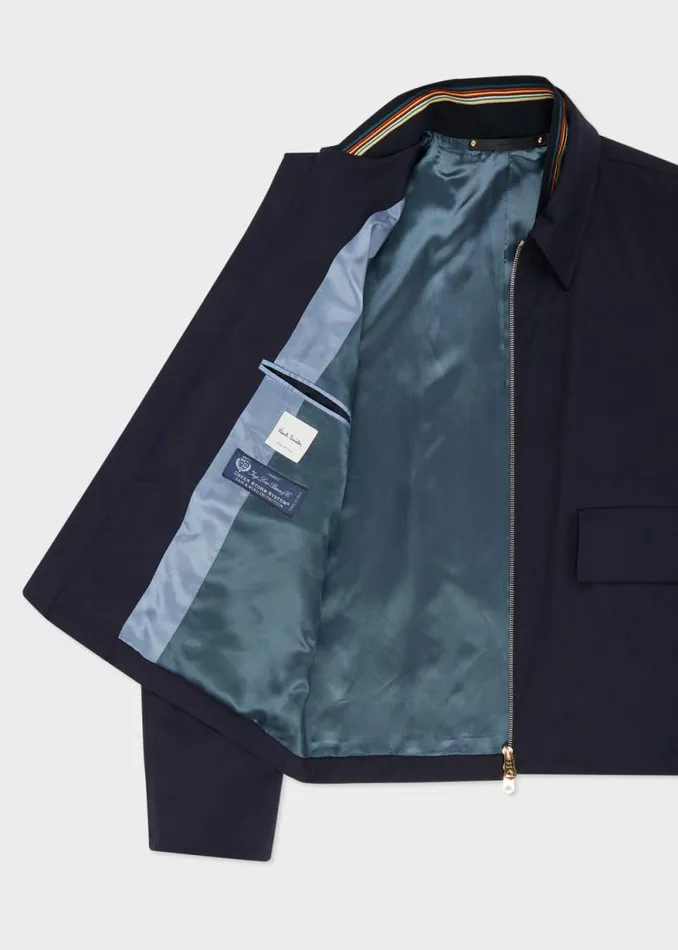 Mens Paul Smith Coats and Jackets Dark Navy 039Storm System039 Zip Jacket Mens Paul Smith Coats and Jackets Dark Navy 039Storm System039 Zip Jacket