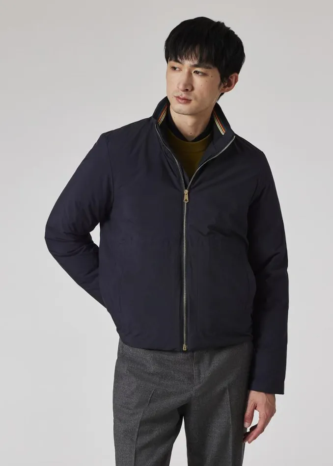 Mens Paul Smith Coats and Jackets Navy WaterRepellent Down Jacket