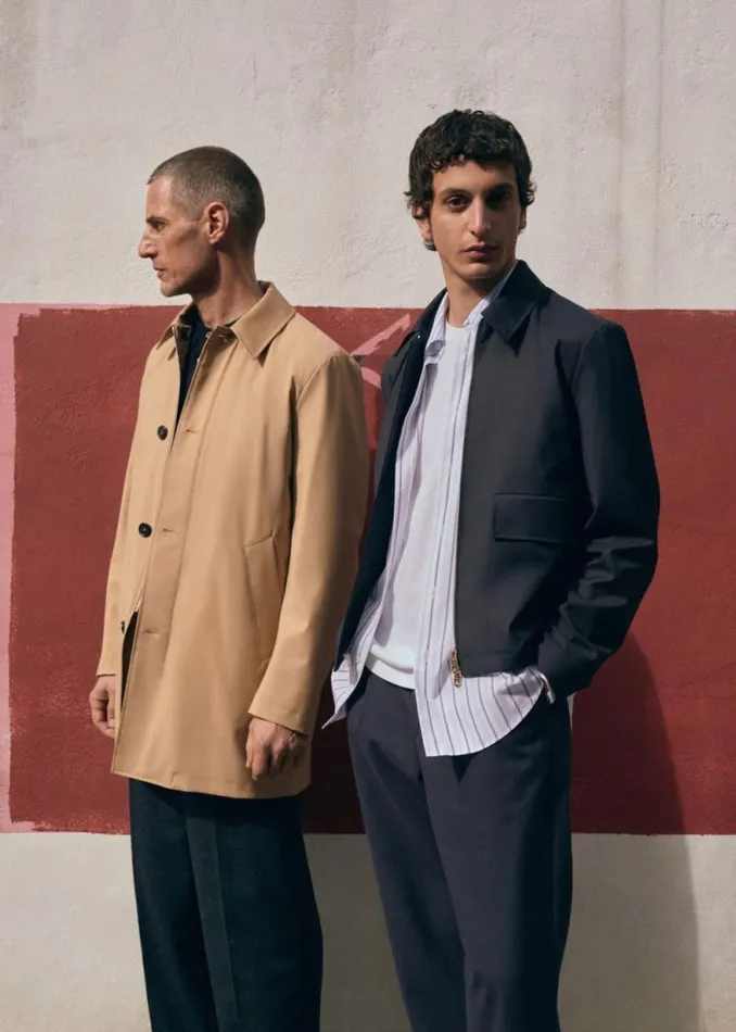Mens Paul Smith Coats and Jackets Tan 039Storm System039 Wool Mac With Detachable Gilet Mens Paul Smith Coats and Jackets Tan 039Storm System039 Wool Mac With Detachable Gilet