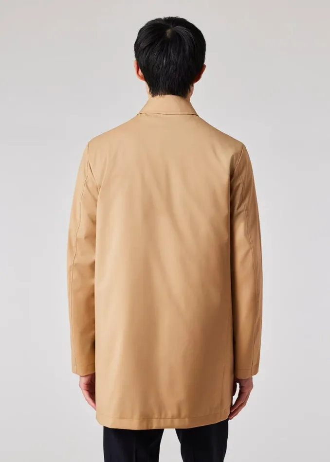 Mens Paul Smith Coats and Jackets Tan 039Storm System039 Wool Mac With Detachable Gilet Mens Paul Smith Coats and Jackets Tan 039Storm System039 Wool Mac With Detachable Gilet