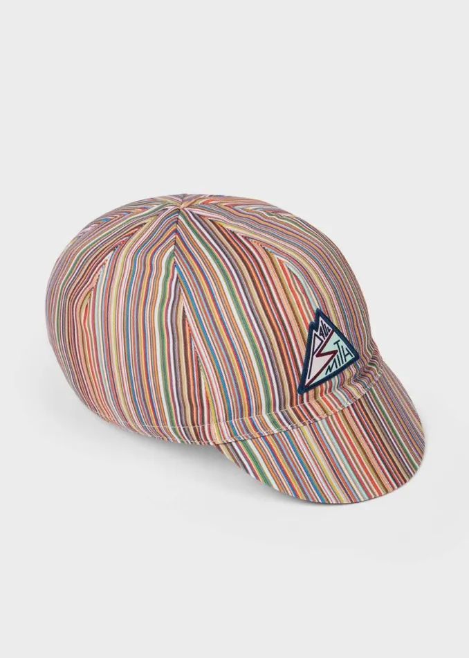 Mens Paul Smith Cycling 039Signature Stripe039 Cycling Cap