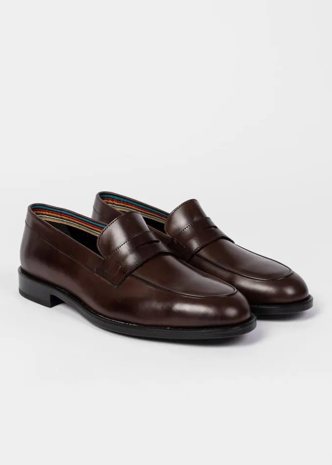 Mens Paul Smith Formal Brown Leather 039Montego039 Loafers Mens Paul Smith Formal Brown Leather 039Montego039 Loafers