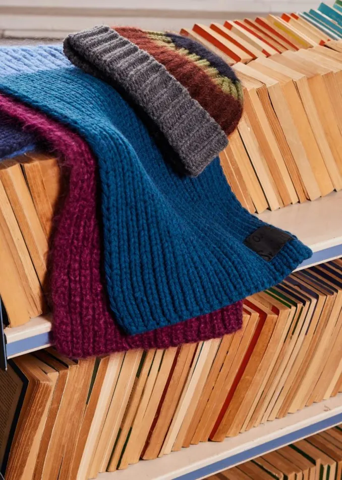 Mens Paul Smith Hats and Gloves Black Colourblock MohairBlend Beanie Mens Paul Smith Hats and Gloves Black Colourblock MohairBlend Beanie