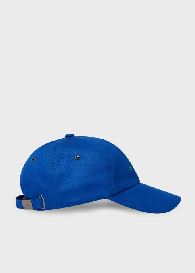 Mens Paul Smith Hats and Gloves Blue 039Bar Paul039 Embroidered Cap Mens Paul Smith Hats and Gloves Blue 039Bar Paul039 Embroidered Cap
