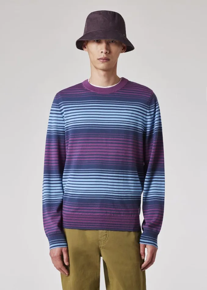 Mens Paul Smith Hats and Gloves Mauve Cord Bucket Hat