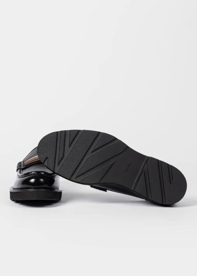 Mens Paul Smith Loafers Black Leather 039Bancroft039 Loafers Mens Paul Smith Loafers Black Leather 039Bancroft039 Loafers