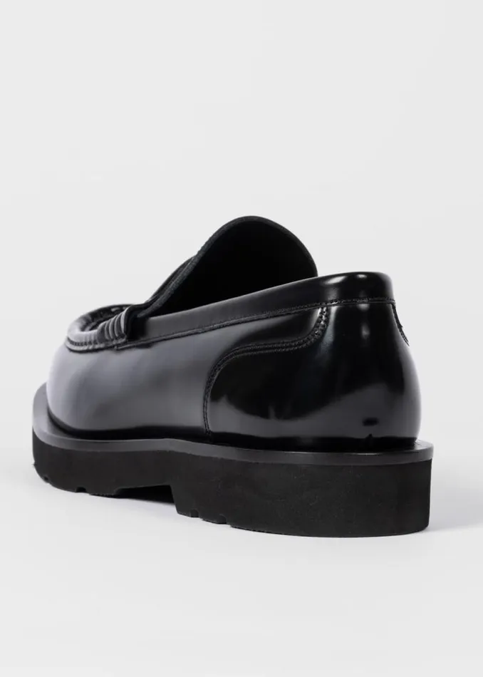 Mens Paul Smith Loafers Black Leather 039Bancroft039 Loafers Mens Paul Smith Loafers Black Leather 039Bancroft039 Loafers