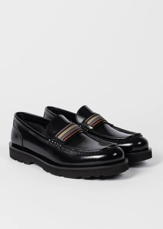 Mens Paul Smith Loafers Black Leather 039Bancroft039 Loafers Mens Paul Smith Loafers Black Leather 039Bancroft039 Loafers