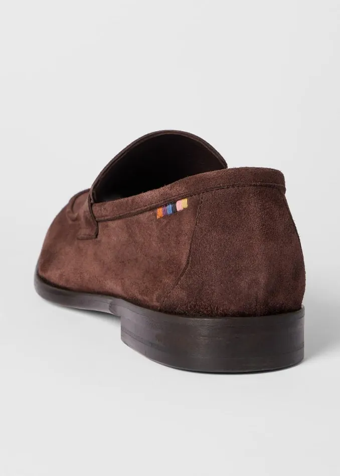 Mens Paul Smith Loafers Dark Brown Suede 039Figaro039 Loafers Mens Paul Smith Loafers Dark Brown Suede 039Figaro039 Loafers