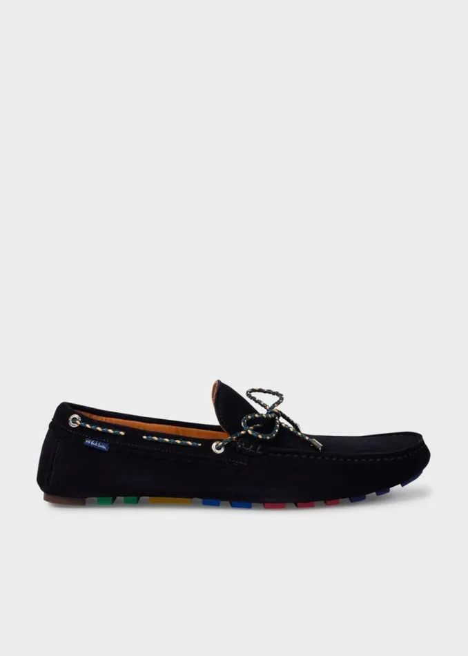 Mens Paul Smith Loafers Navy Suede 039Springfield039 Loafers