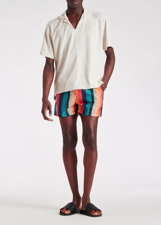 Mens Paul Smith Loungewear Ivory Towelling Lounge TShirt