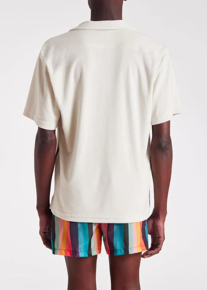 Mens Paul Smith Loungewear Ivory Towelling Lounge TShirt