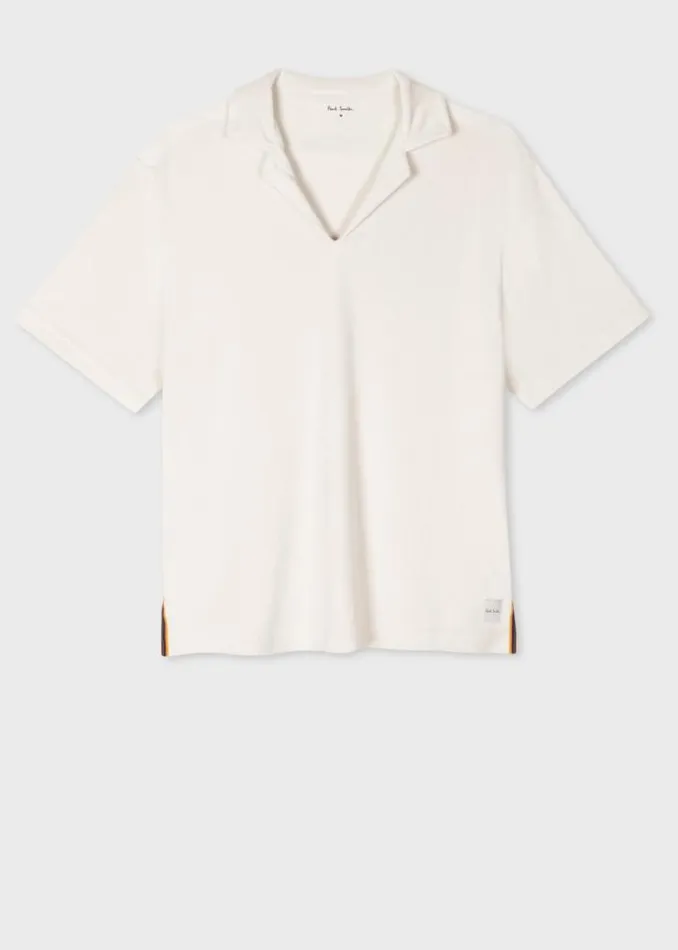 Mens Paul Smith Loungewear Ivory Towelling Lounge TShirt