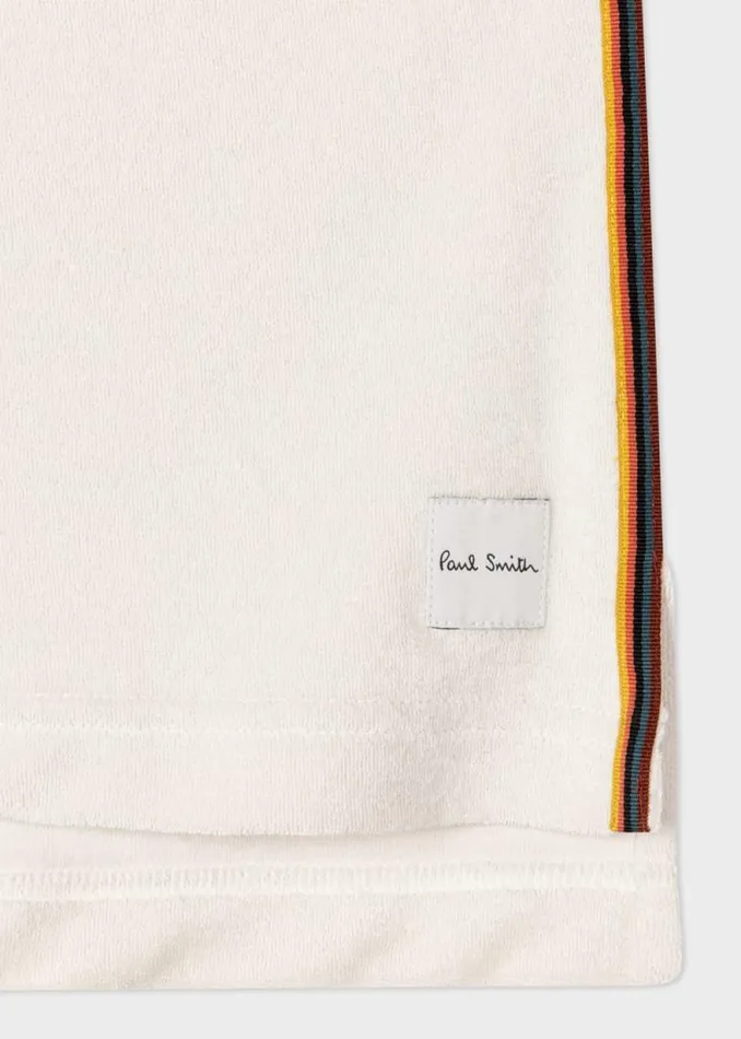 Mens Paul Smith Loungewear Ivory Towelling Lounge TShirt