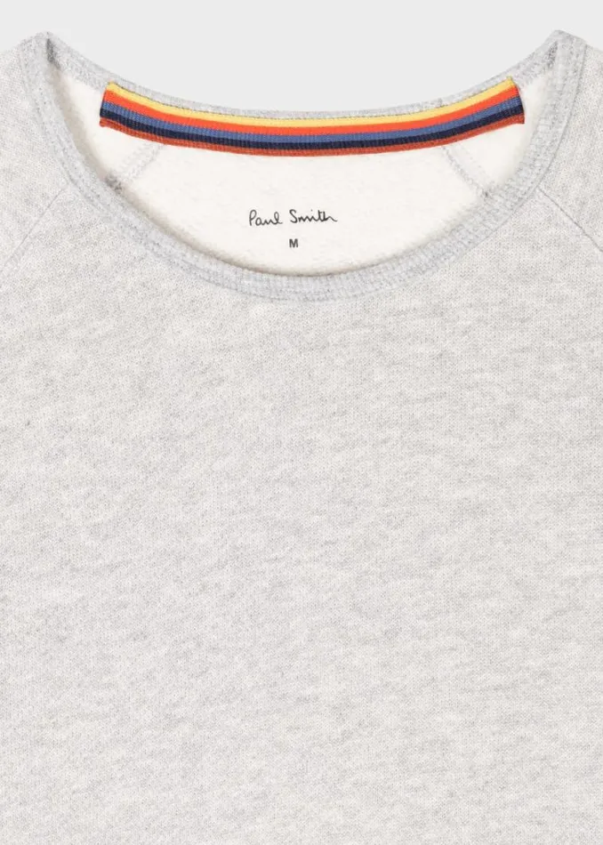 Mens Paul Smith Loungewear Pale Grey Jersey Cotton 039Artist Stripe039 LongSleeve Top Mens Paul Smith Loungewear Pale Grey Jersey Cotton 039Artist Stripe039 LongSleeve Top